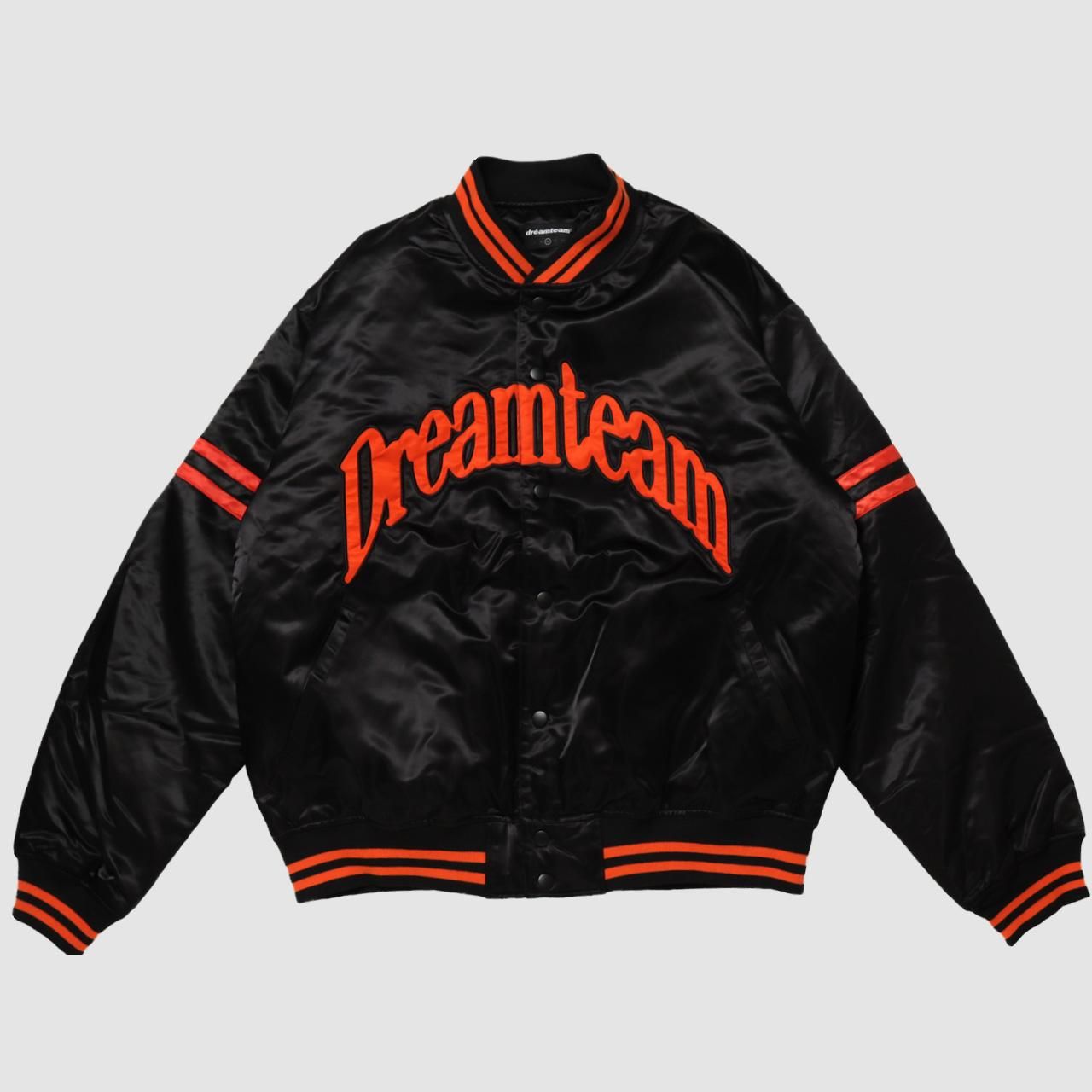 Dreamteam Arch logo Satin Bomber Jacket - DREAM TEAM ONLINE SHOP Dreamteam Arch logo Satin Bomber Jacket - DREAM TEAM ONLINE SHOP