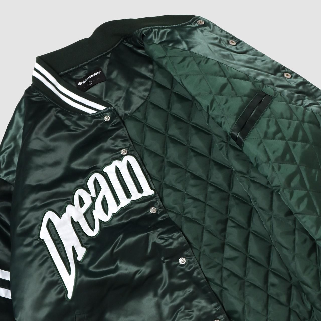 Dreamteam Arch logo Satin Bomber Jacket - DREAM TEAM ONLINE SHOP Dreamteam Arch logo Satin Bomber Jacket - DREAM TEAM ONLINE SHOP