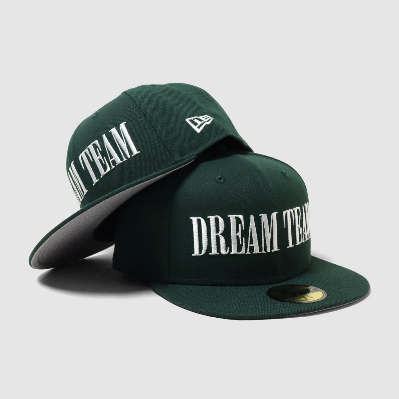 Basic DREAMTEAM Logo New Era 59Fifty Fitted Cap Dark Green - DREAM TEAM  ONLINE SHOP