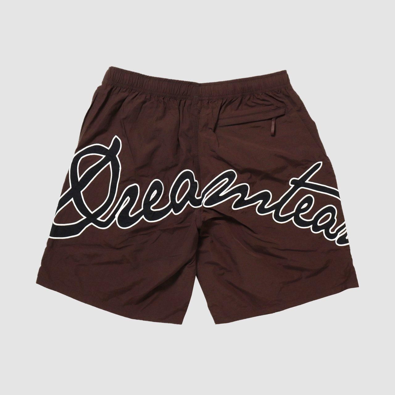 stripemarathonteam Dreamteam Script Logo Nylon Shorts - DREAM TEAM ONLINE SHOP