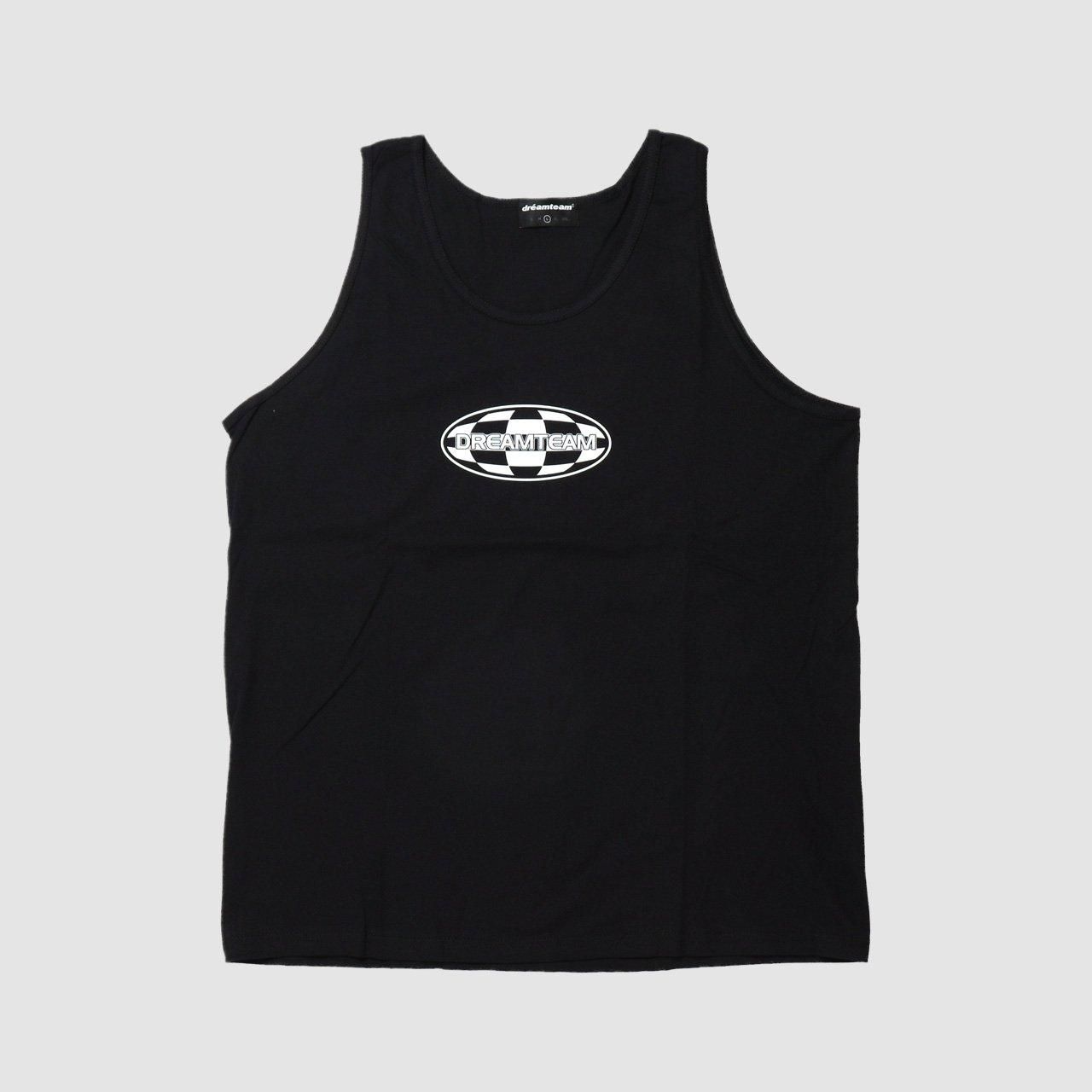 Checkered Oval Logo Tank Top - DREAM TEAM ONLINE SHOP