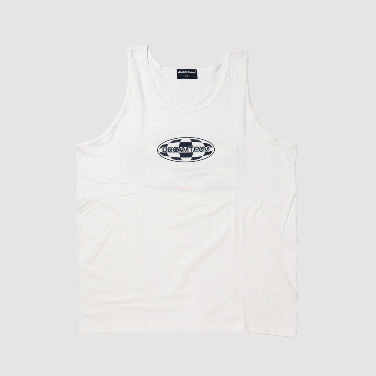 Checkered Oval Logo Tank Top - DREAM TEAM ONLINE SHOP