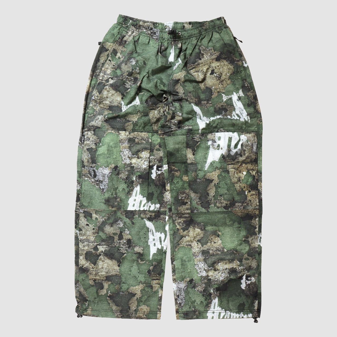 DREAMTEAM Old E Logo Camouflage Nylon Pants - DREAM TEAM ONLINE SHOP