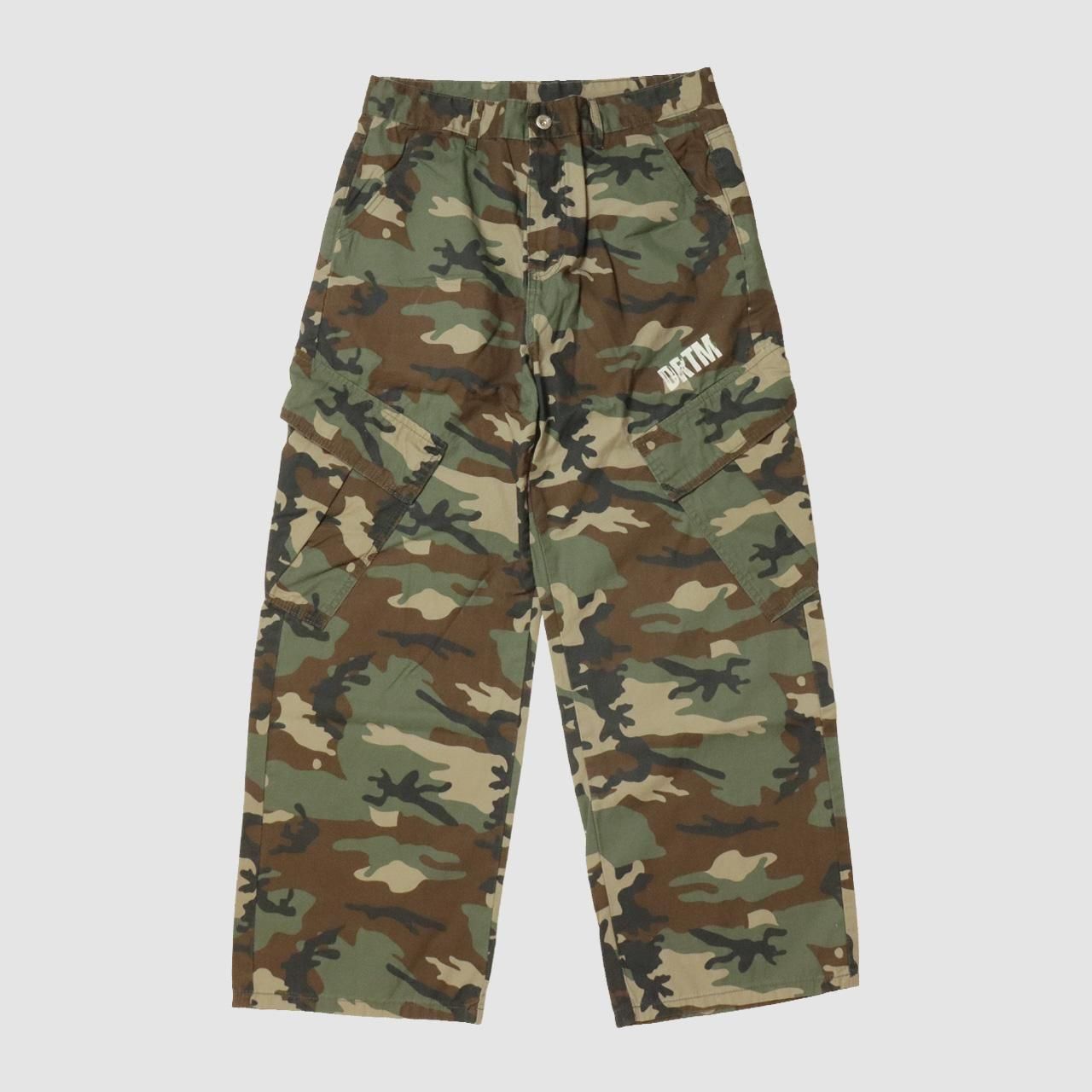 DRTM Grunge Logo Camo Work Pants