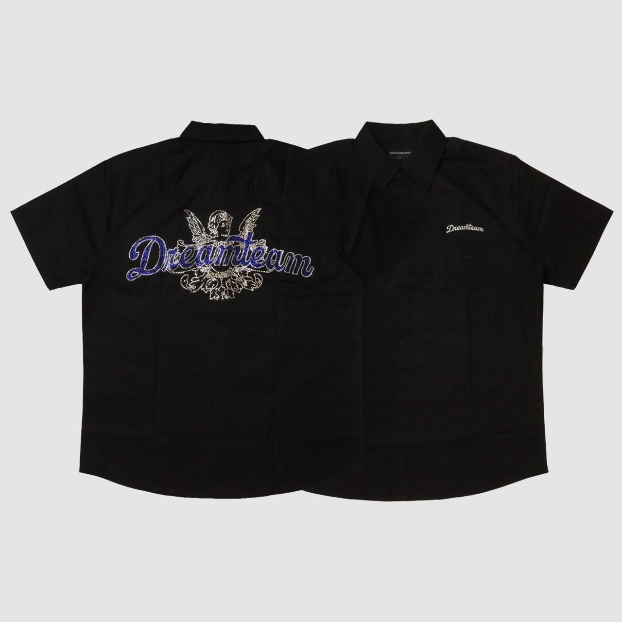 Dreamteam Angel Logo Rhinestone SS Work Shirts