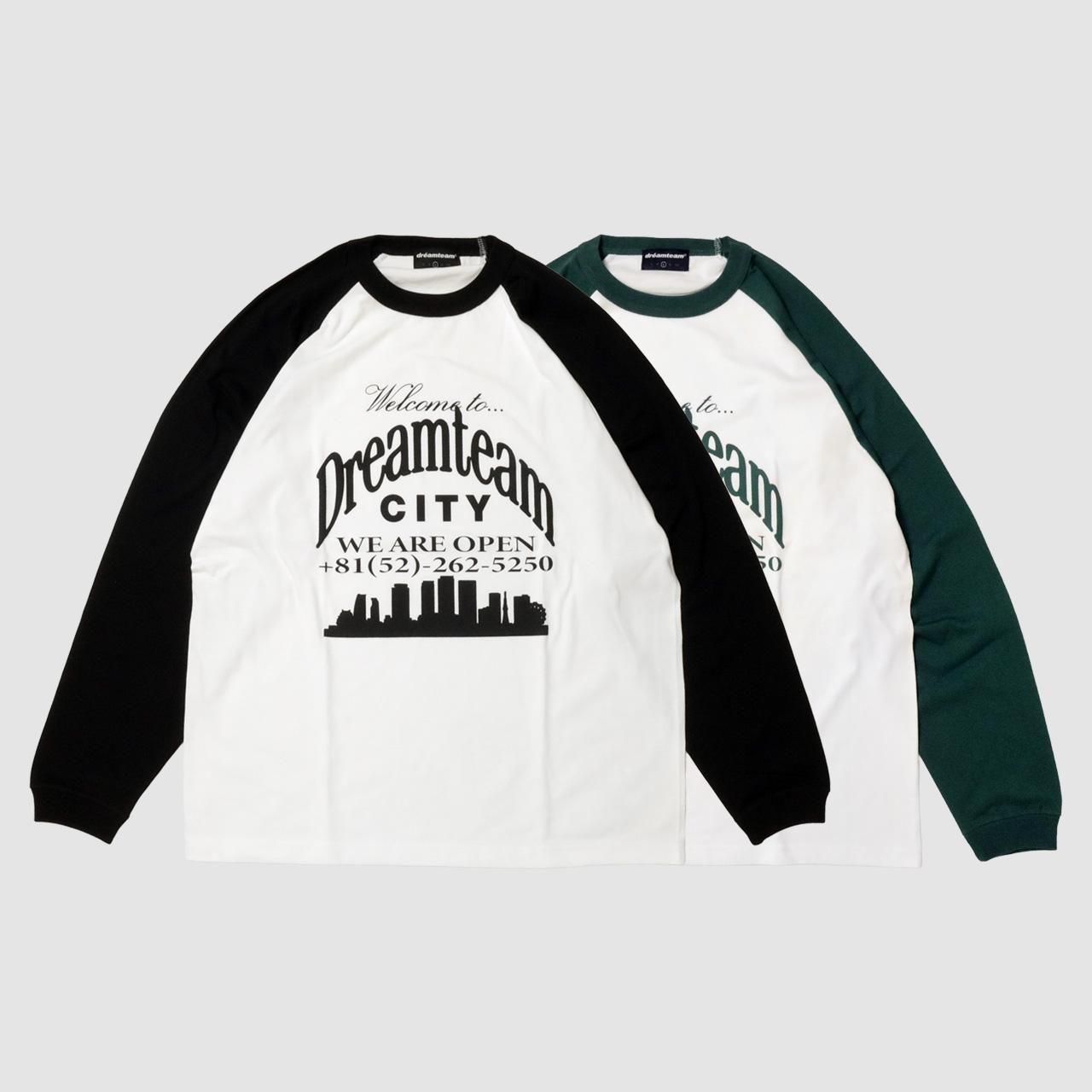 Welcome to DT City Raglan LS T-Shirts