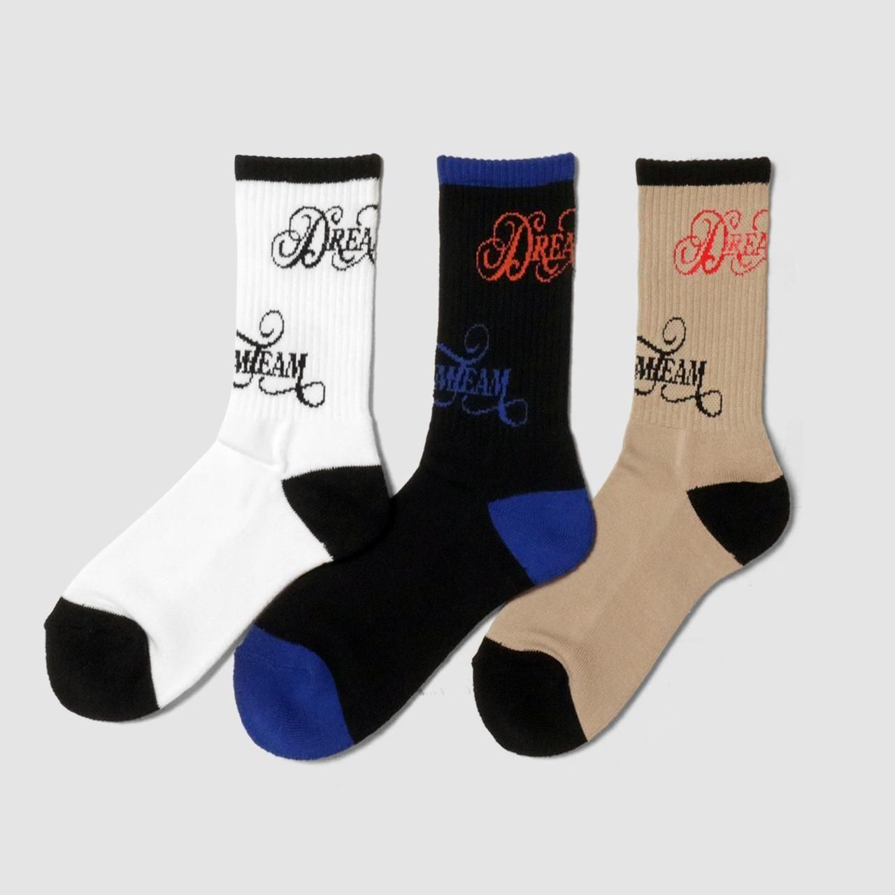 Dreamteam Lettering Logo Middle Socks