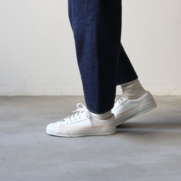 ASAHI / BELTED LOW LEATHER - WHITE - dieci｜online shop