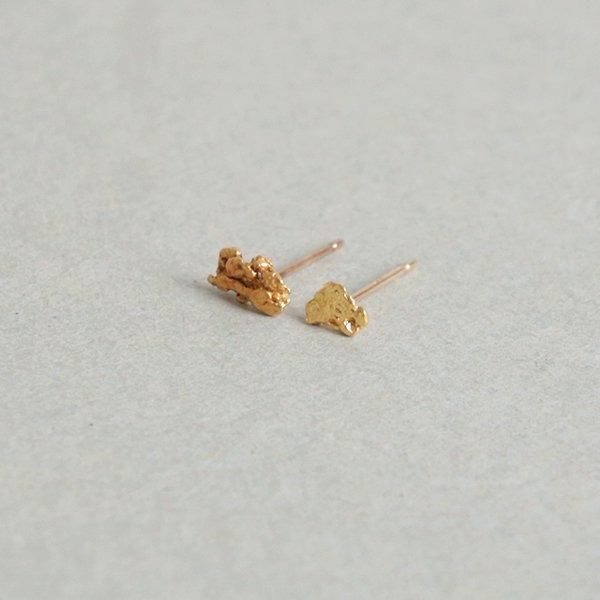 【10/10限定値下げ】SOURCE gold nuggets(自然金)のピアス 楽天市場】SOURCE ソウス ゴールドナゲットピアスGold Nugget