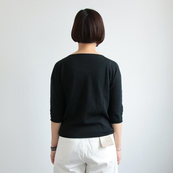 F/style（エフスタイル） 佐藤ニットの無縫製コットンニット7分