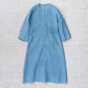 dosa（ドーサ）/ Wrap Dress  hand woven linen 