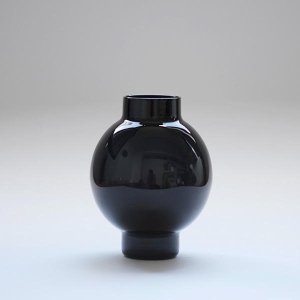 SKRUF / TOKYO-Vase-（Black）S/L