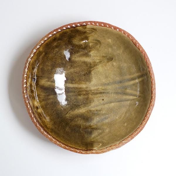 前野直史作スリップウェア　丸皿 前野直史 スリップウェア皿20 15 | くらしのギャラリー杜の街