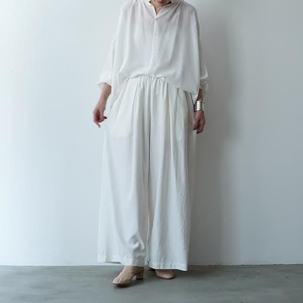 週末出品 未使用 humoresque ユーモレスク シルクギャザーブラウス www