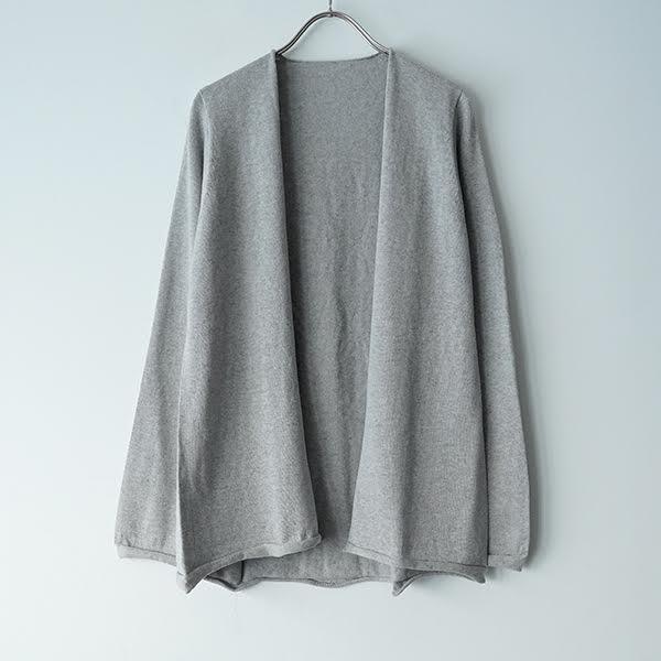 F/style（エフスタイル）佐藤ニットの無縫製の綿麻カーディガン長袖- dieci｜online shop
