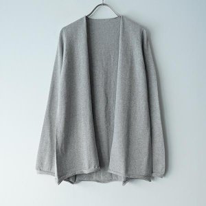 F/style（エフスタイル）／ 佐藤ニットの無縫製の綿麻カーディガン長袖