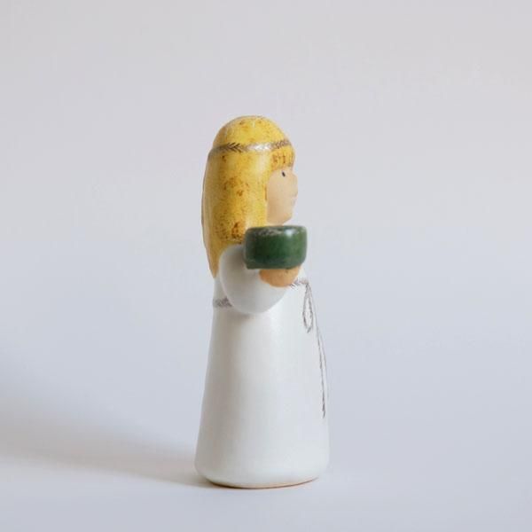 リサラーソン　アドベント　聖ルチア祭 キャンドルホルダー 4体セット ヴィンテージ Lisa Larson キャンドルホルダー4体セット 聖ルチア祭