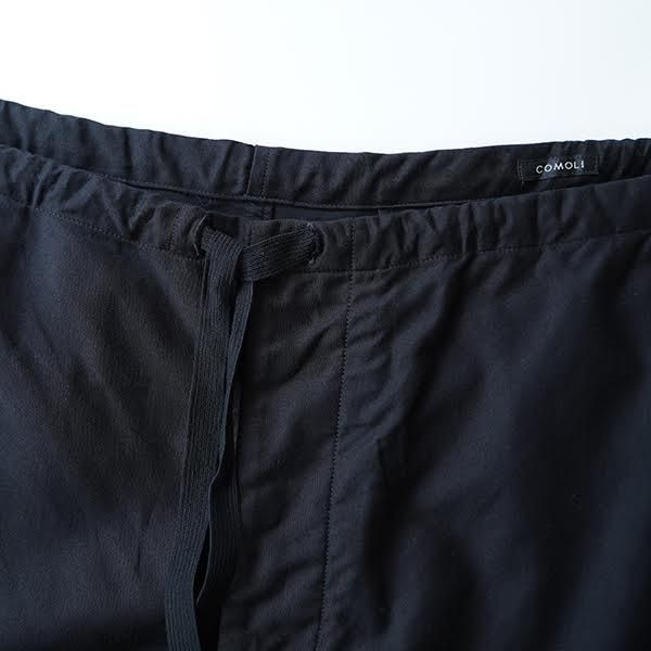 最大80%オフ! COMOLI コットンサテンドローストリングパンツ 21SS ...