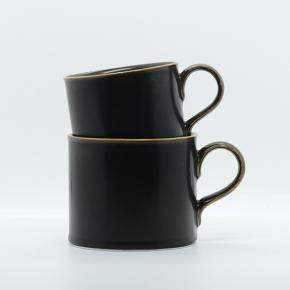 ご注文品❀ ブラックシリカ✦ペンダントトップ 12mm Jonas Lindholm／Axel マグカップ（マットブラック）- dieci｜online shop