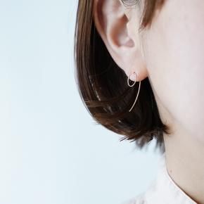 SOURCE Kathleen Whitaker / New Loop Earrings14k