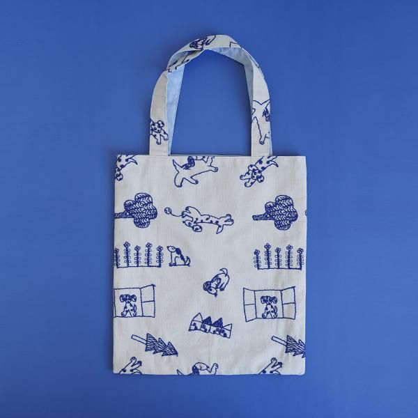 yamyam PRODUCTS /TOTE BAG（CHECK&STRIPE ORDER FABRIC）