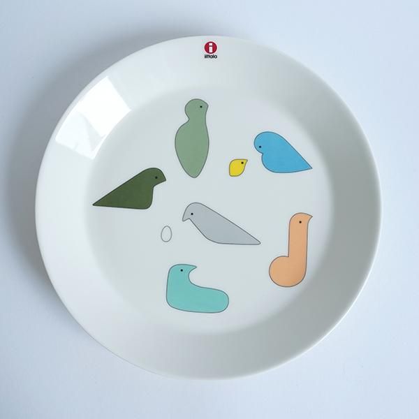Iittala X mina perhonen/バード プレート21cm(マルチカラー Iittala X mina perhonen/バード プレート21cm(マルチカラー