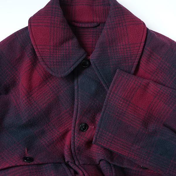 COMOLI / ナッピングウールチェックマッキノウクルーザー21AW COMOLI / ナッピングウールチェックマッキノウクルーザー21AW