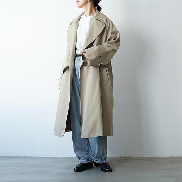 COMOLI/コットンギャバ タイロッケンコート 22SS dieci｜online shop