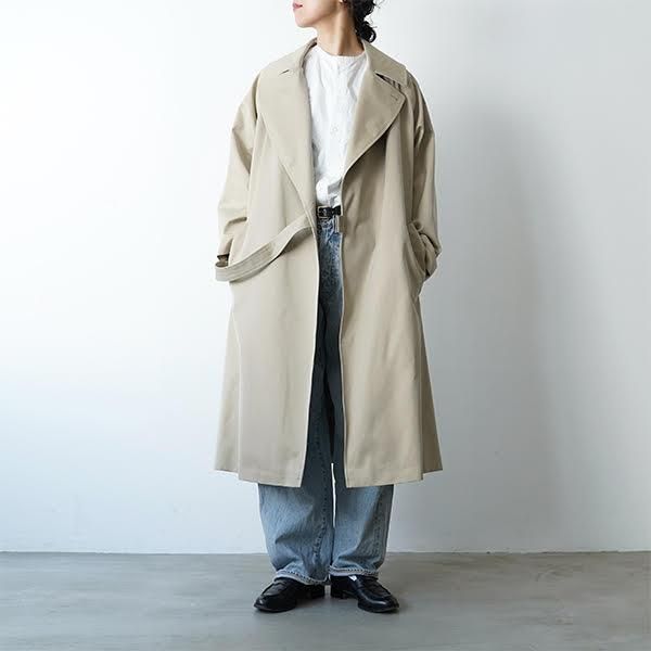 COMOLI/コットンギャバ タイロッケンコート SS dieci｜online shop