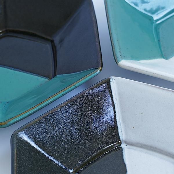 牛ノ戸焼き　約6寸皿2枚 牛ノ戸焼（鳥取）／6寸皿