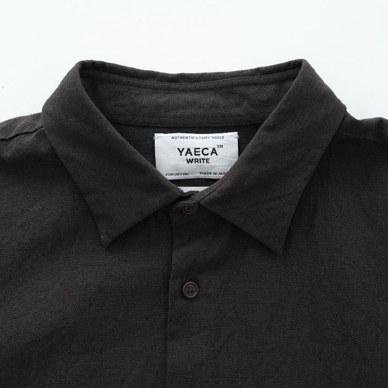 ヤエカ　スタンドカラー　プルオーバーシャツ　ゆったり　M〜L　コットン YAECA通販 ヤエカ取扱店 YAECA/スタンドカラープルオーバー lien