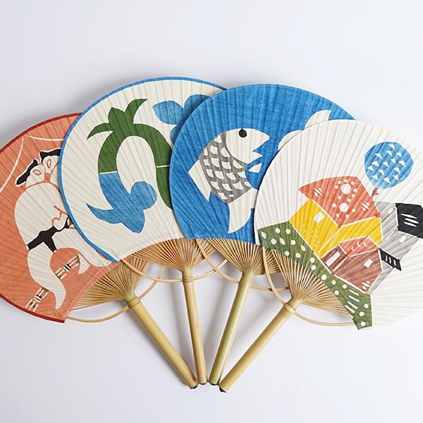 柚木沙弥郎/型染めうちわ- dieci|online shop 柚木沙弥郎/型染めうちわ- dieci|online shop