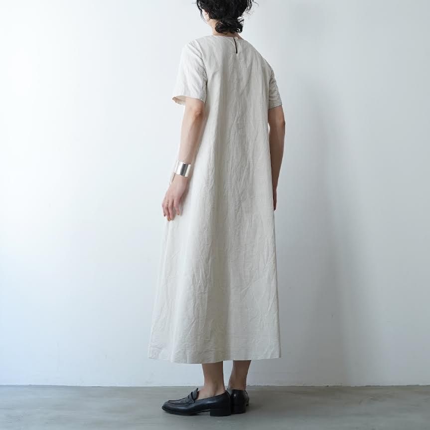 YAECA (ヤエカ) WRITE A LINE DRESS / ライトドレス