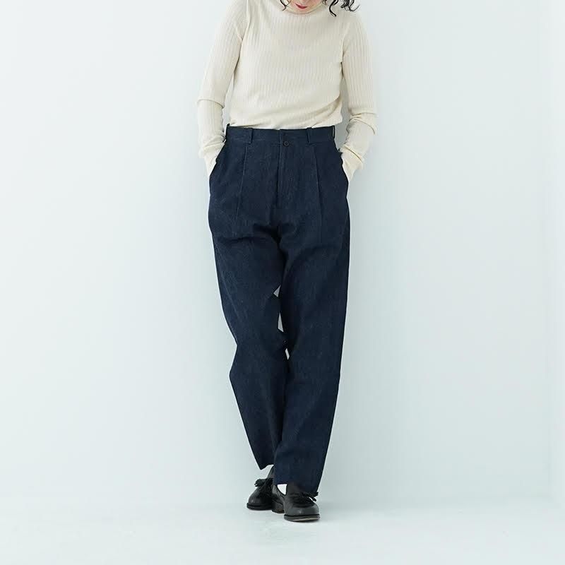 YAECA ヤエカ　タックテーパードパンツ YAECA (ヤエカ) CHINO CLOTH PANTS TACK TAPERED / チノクロス