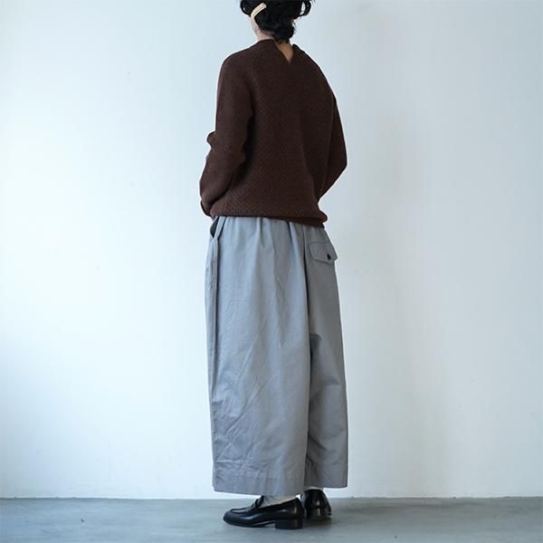 ゴーシュ / カツラギ ワイドパンツ 八分丈 22AW - dieci｜online shop