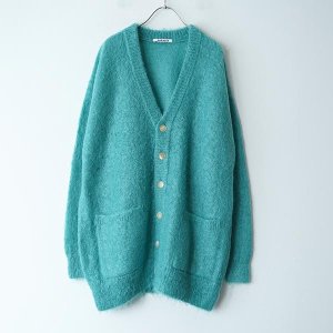 <img class='new_mark_img1' src='https://img.shop-pro.jp/img/new/icons23.gif' style='border:none;display:inline;margin:0px;padding:0px;width:auto;' />AURALEE / BRUSHED SUPER KID MOHAIR KNIT LONG CARDIGAN