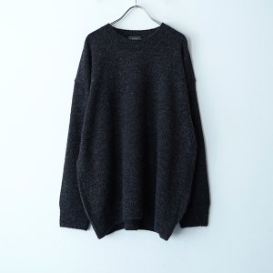 WIRROW / Alpaca wool wide knit pullover(unisex)22AW