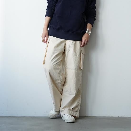 outil pantalon chaselles サイズ1 OUTILの描く白。｜takuro yamashita