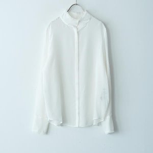 humoresque(ユーモレスク)/ highneck frill shirt