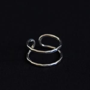 Melissa Joy Manning / Silver Double Bar Ring