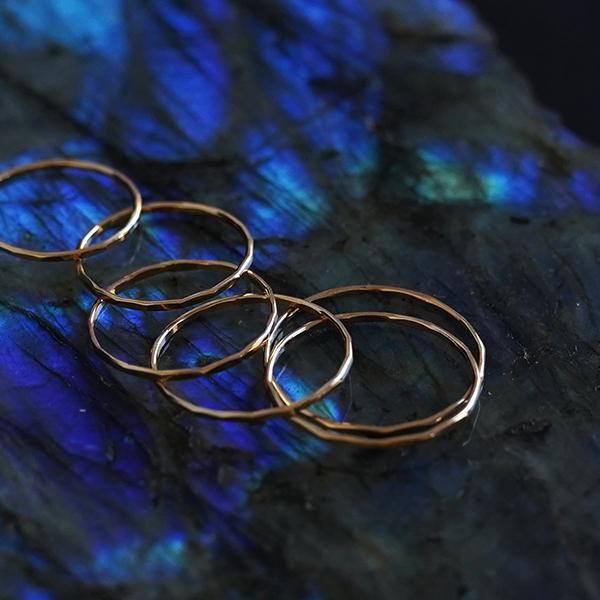 Melissa Joy Manning/Gold Stacking Ring Yellow Gold