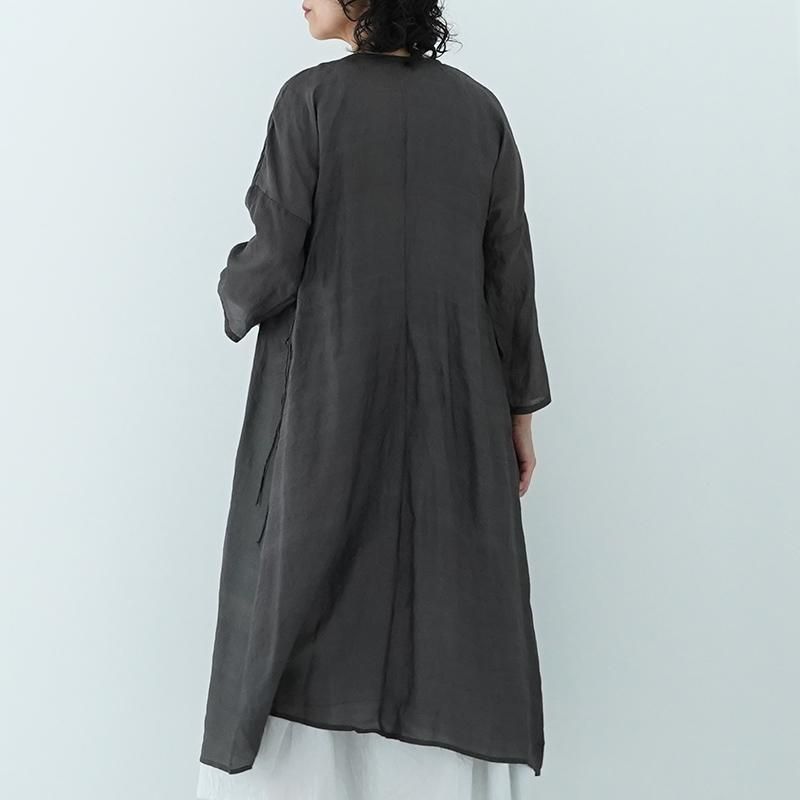 dosa wrap dress リネン ラップドレス ローブ dosa ドーサ wrap dress | マドリガル公式サイト - MADRIGAL