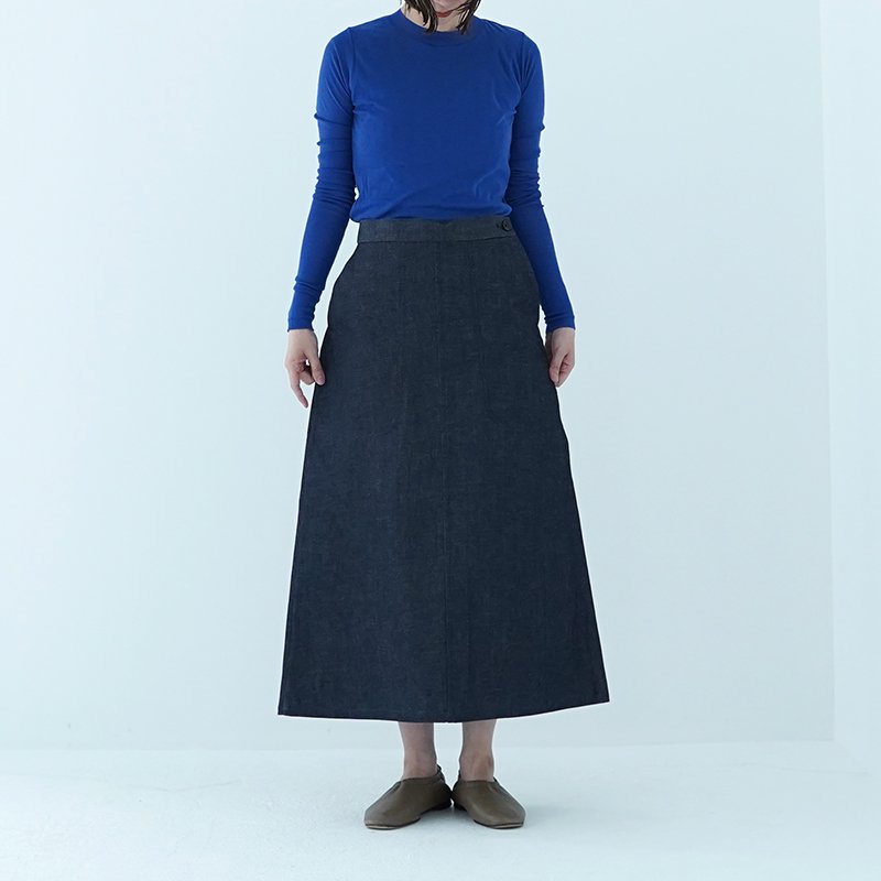 Dhal / 8.5oz selvedge denim Lunch Skirt - dieci｜online shop