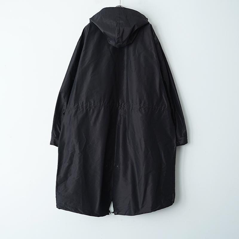 COMOLI / コットンシルクフーデッドコート 23SS dieci|online shop COMOLI / コットンシルクフーデッドコート 23SS dieci|online shop