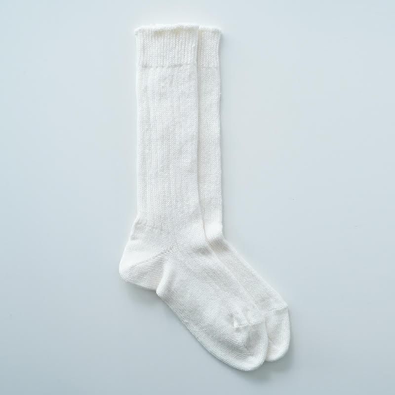 eleven 2nd/Linen Silk Rib Socks- dieci｜online shop