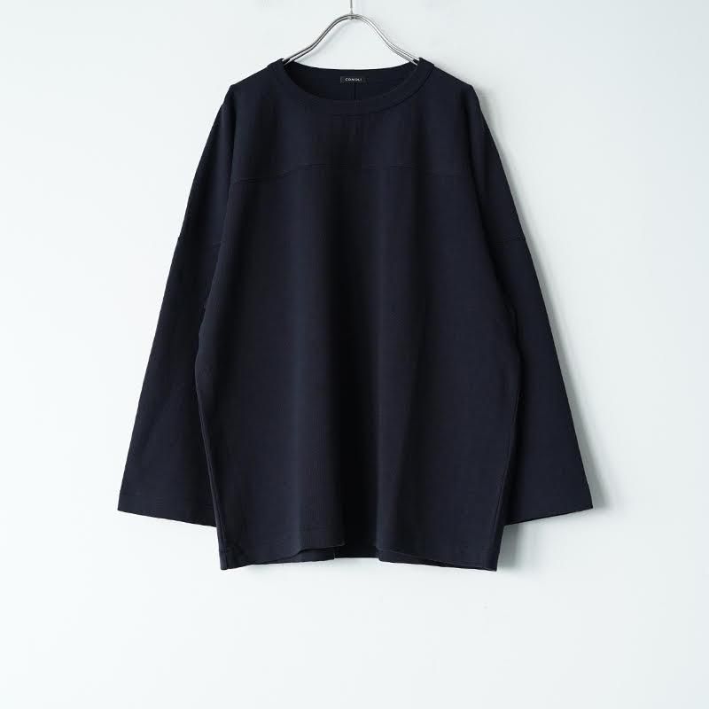 COM﻿OLI 23SS フットボールTシャツ ネイビー | mag-mar.org