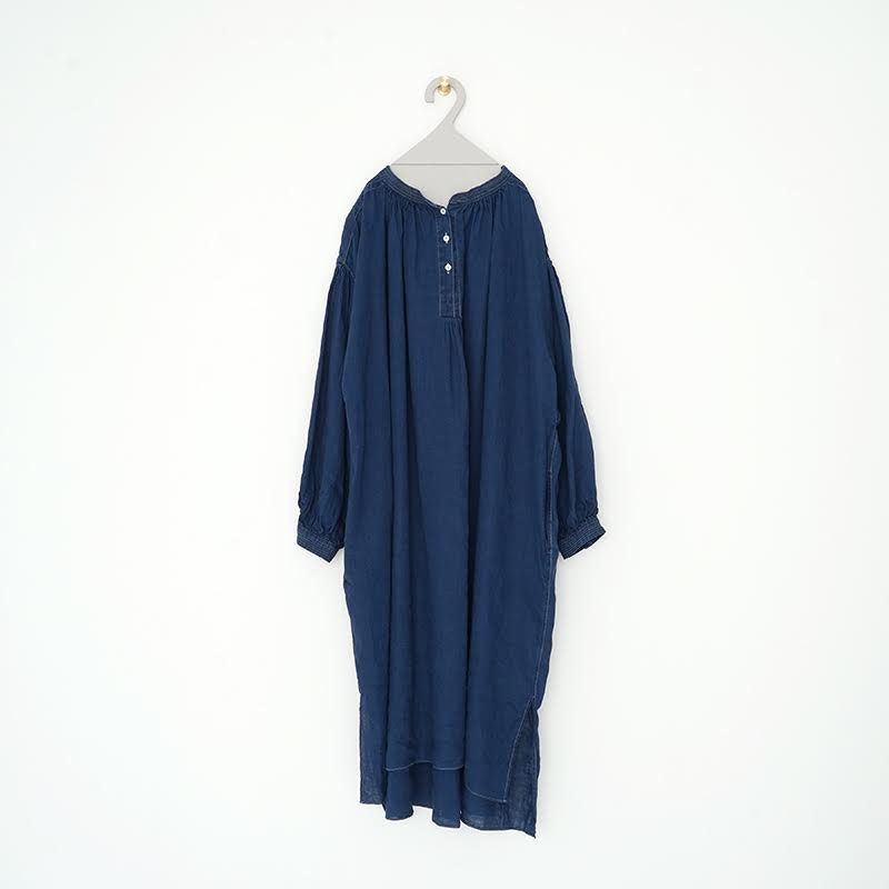 SP (エシュペー) / INDIGO LINEN ONE PIECE- dieci｜online shop