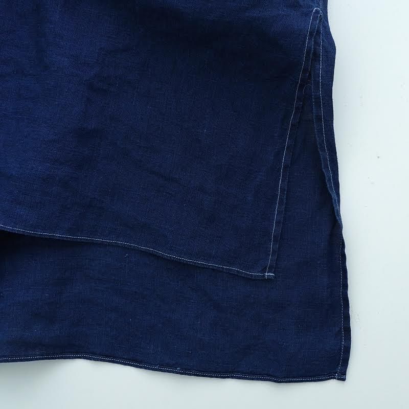 SP (エシュペー) / INDIGO LINEN ONE PIECE- dieci|online shop SP (エシュペー) / INDIGO LINEN ONE PIECE- dieci|online shop