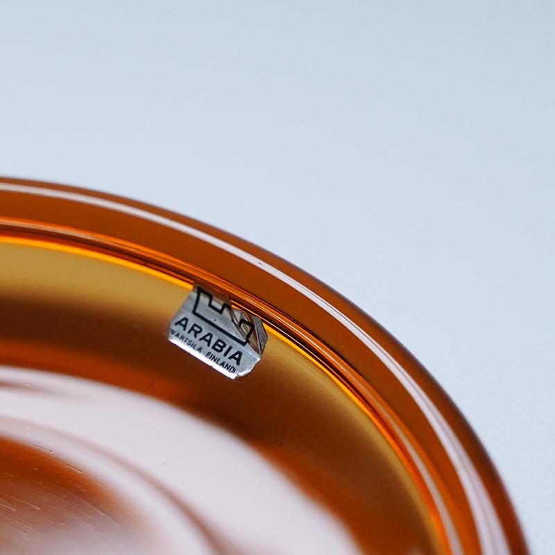 カイフランク Luna ガラスプレート 4枚セット 北欧 ヴィンテージ Kaj Franck / カイ・フランク ヌータヤルヴィ ルナ ガラス