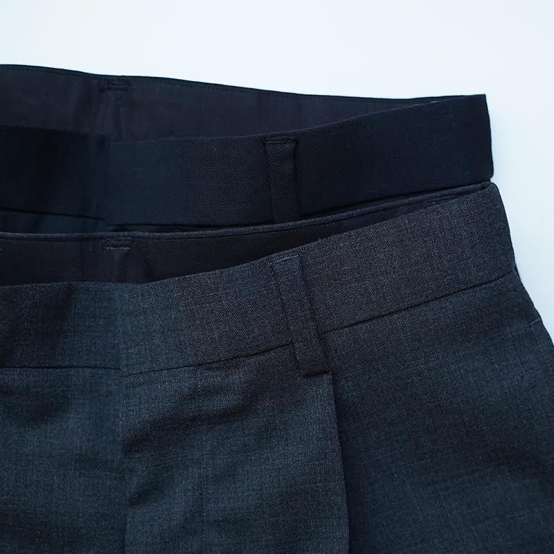 WIRROW / Wool tropical wide tapered slacks 23SS- dieci｜online shop